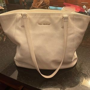 Vera Bradley white tote
